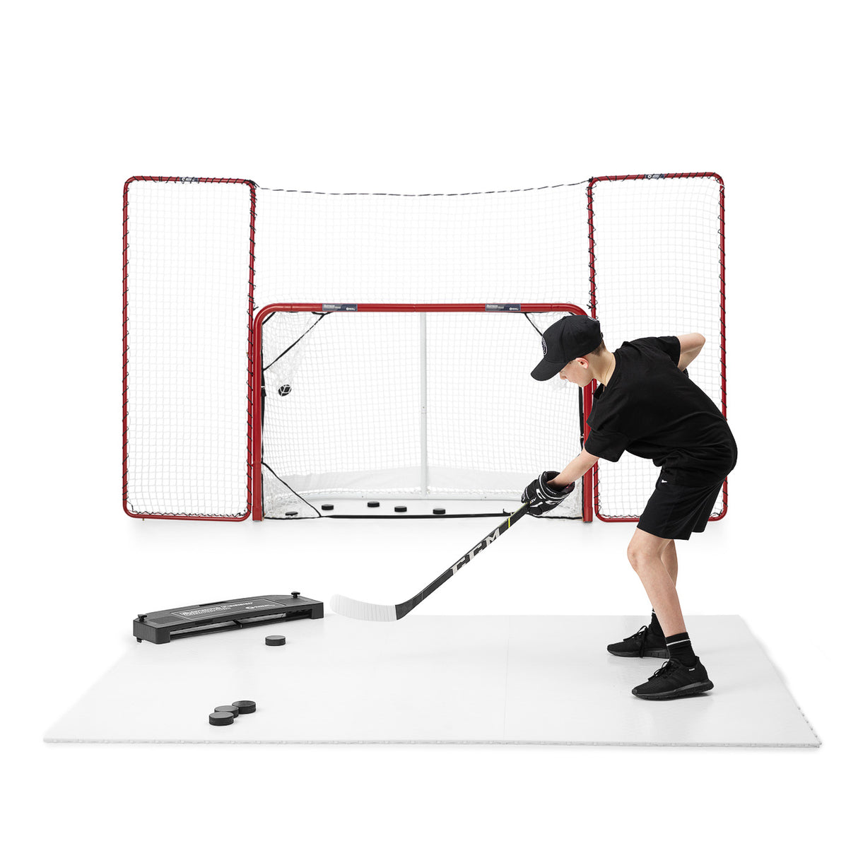 Extreme Hockey Flooring Tiles Shooting Kit XL