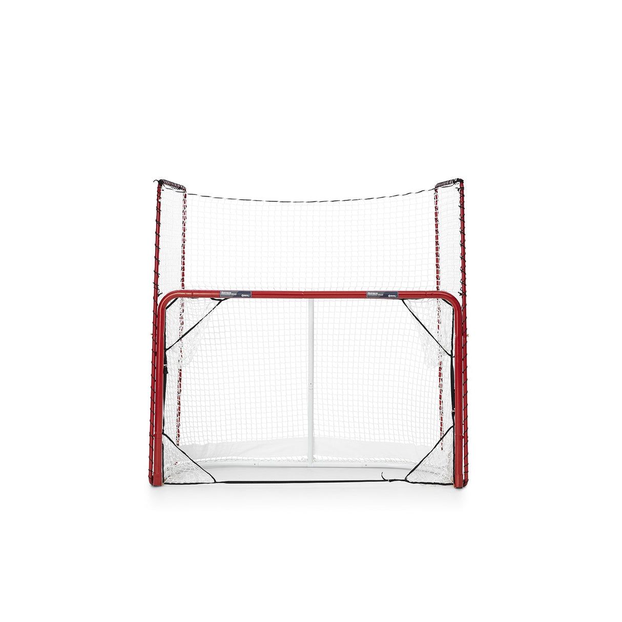 Extreme Hockey Monster Backstop with net, designed for shooting precision in hockey practice.