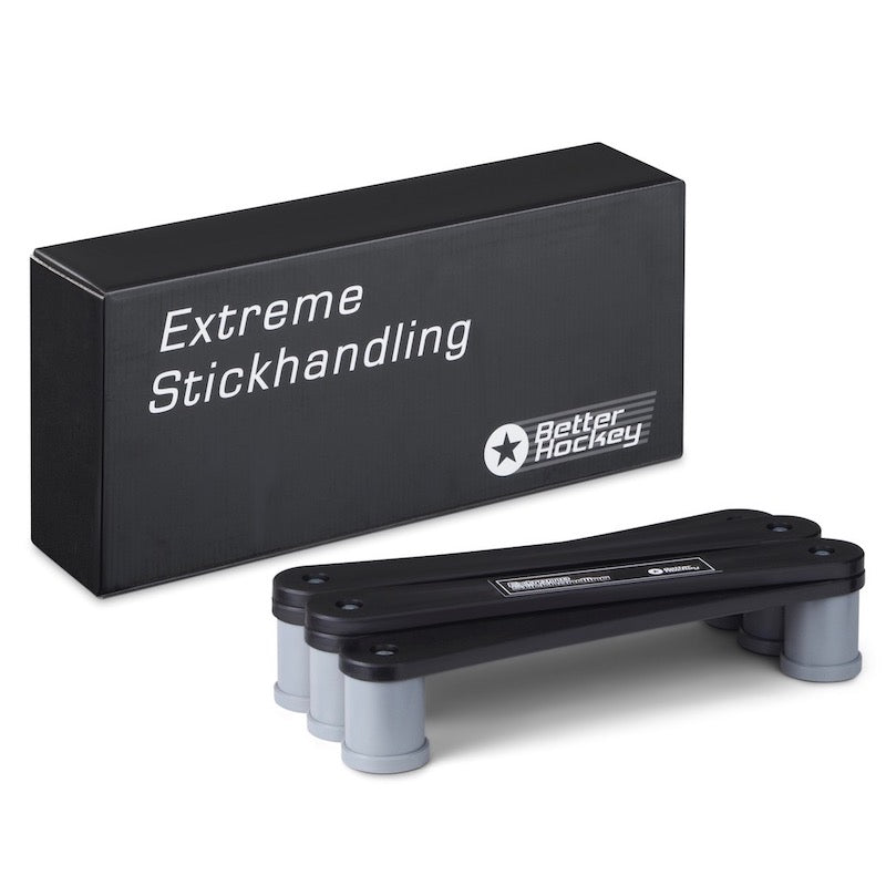 Klubbteknik ishockey stickhandling trainer med flexibel design för bättre teknik och smidighet.